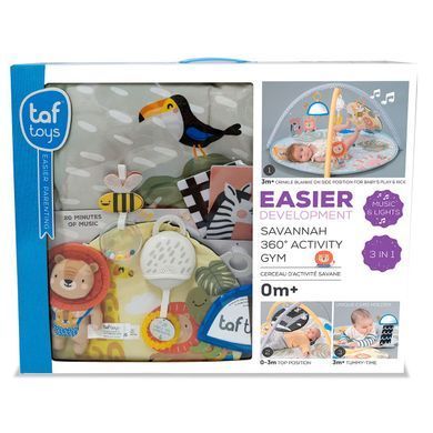 Уценка Развивающий музыкальный коврик с дугами Приключения на 360&deg; Savannah Taf Toys 12785