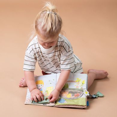 Развивающая мягкая книга Бизибук зайчонка My 1st Busy Book Taf Toys 13355
