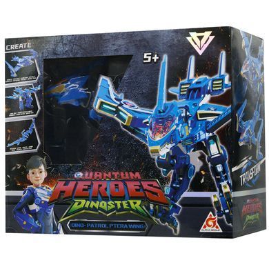 Динозавр-трансформер Дино-Петрол Птера Вінг Quantum Heroes Dinoster EU580808