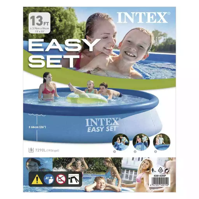 Надувной бассейн Easy Set Pool Intex 28143, 396 х 84 см
