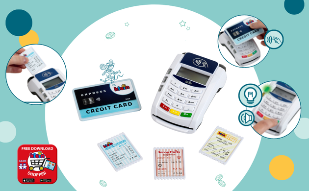 Игровой набор платежный терминал Theo Klein Electronic POS Terminal 7266 со светом и звуком