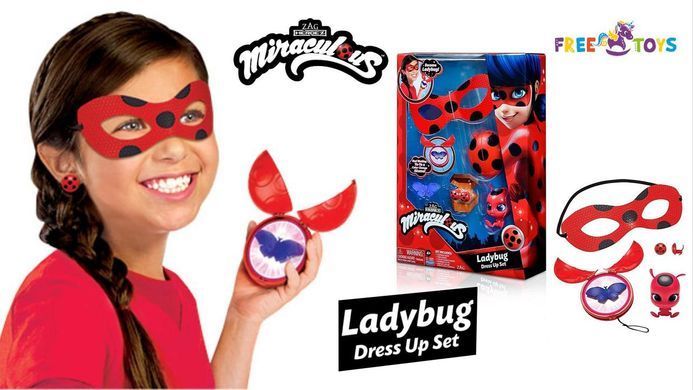 Игровой набор аксессуаров Леди Баг S2 Miraculous Ladybug Dress Up Set Playmates Toys 50601