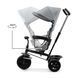 Трехколесный детский велосипед 5 в 1 Kinderkraft Freeway 2 Grey KRFRWA02GRY0000 поворотное сиденье