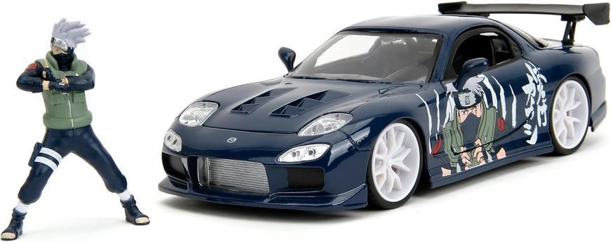 Металева машина 1/24 Naruto Kakashi Hatake & 1993 Mazda RX-7 з фiгyркою Какаши Jada Toys 253255085