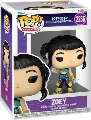 Вінілова фігурка Зої (#2256) KPop Demon Hunters Zoey Funko Pop! 95267 серії Кейпоп-мисливиці на демонів