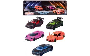 Набір металевих машинок Light racer Majorette 2053179 з неоновими елементами