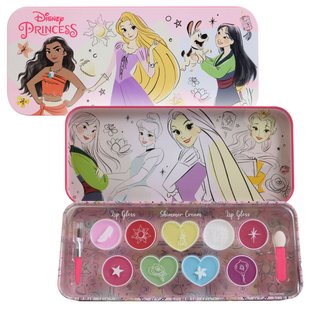 Уценка. Детский набор косметики Princesses Disney Makeup Set в металлическом футляре Markwins 1580344E