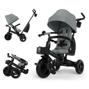 Детский трехколесный велосипед Kinderkraft Aveo 2 Plus Grey KRAVEO02GRY0000 поворотное сиденье