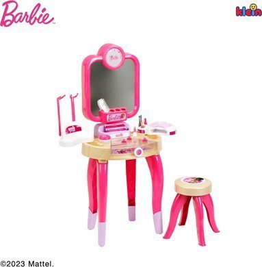 Дитячій туалетний столик Barbie Beauty studio Happy Vibes Theo Klein 5721 з лампою для нігтів