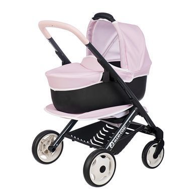 Коляска для ляльки 3в1 зі з'ємною люлькою Maxi-Cosi and Quinny Smoby 7600253121 рожева перлина