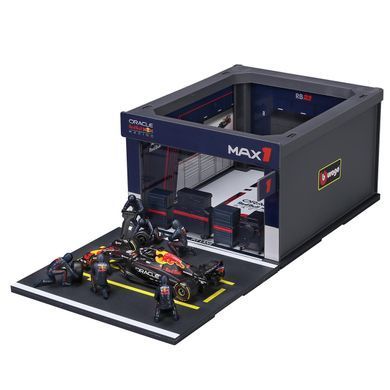 Игровой набор из серии Formula Pit Pass с болидом Oracle Red Bull Racing RB21 #1 (2025) Bburago 18-38459 (1:43)