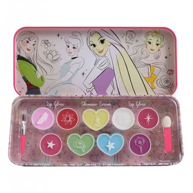 Уцінка. Дитячий набір косметики Princesses Disney Makeup Set у металевому футлярі Markwins 1580344E