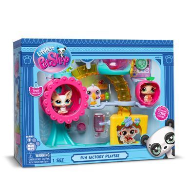 Игровой набор Littlest Pet Shop Fun Factory Фабрика развлечений Hasbro 00519