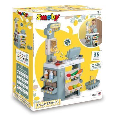 Інтерактивний супермаркет з кошиком Fresh Market Smoby 7600350244