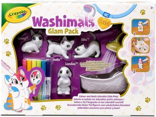 Набор для творчества Washimals Glam Pack Crayola 74-7453