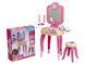 Дитячій туалетний столик Barbie Beauty studio Happy Vibes Theo Klein 5721 з лампою для нігтів