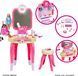 Дитячій туалетний столик Barbie Beauty studio Happy Vibes Theo Klein 5721 з лампою для нігтів