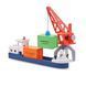 Ігровий набір "Баржа з 2 контейнерами" New Classic Toys