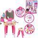 Дитячій туалетний столик Barbie Beauty studio Happy Vibes Theo Klein 5721 з лампою для нігтів