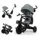 Детский трехколесный велосипед Kinderkraft Aveo 2 Plus Grey KRAVEO02GRY0000 поворотное сиденье