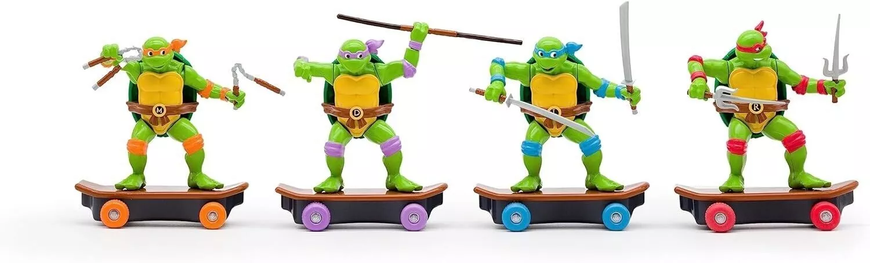Фігурка Черепашки-ніндзя Рафаель на скейтборді TMNT Sewer Shredders Classic Funrise 71024