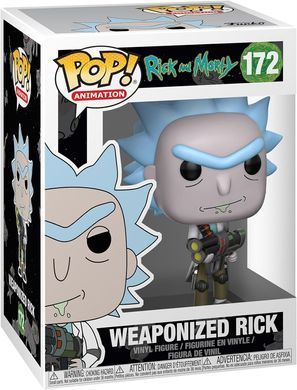 Виниловая игровая фигурка Weaponized Rick серии Rick & Morty Funko Pop! Animation 12439-PX-1QW