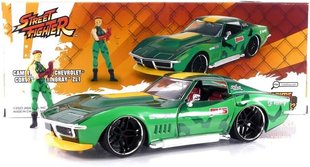 Металлическая машинка 1:24 Street Fighter 1969 Шевроле Corvette Stingray ZL1 с фигуркой Cammy Jada Toys 253255061