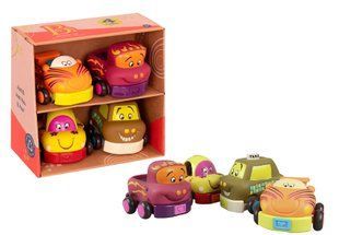 Ігровий набір машинок Кумедний автопарк B. toys Wheeee-ls Battat BX1995Z