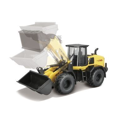 Металева автомодель Екскаватор New Holland W170D (1:50) Construction Bburago 18-32083