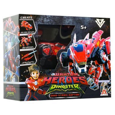 Динозавр-трансформер Дино-Страйк Раптор Quantum Heroes Dinoster EU580805