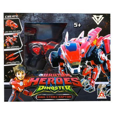 Динозавр-трансформер Дино-Страйк Раптор Quantum Heroes Dinoster EU580805