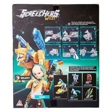 Игровой набор с пусковым бластером Blast Charge Solent S5 L1 Солент Screechers Wild! KS686114