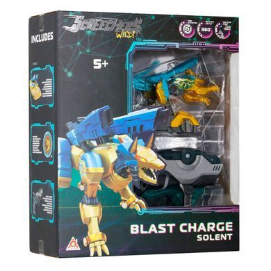 Игровой набор с пусковым бластером Blast Charge Solent S5 L1 Солент Screechers Wild! KS686114