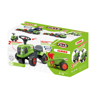 Трактор-каталка Claas Falk 212C з причепом, граблями та лопатою від 1 року