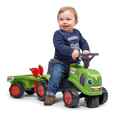 Трактор-каталка Claas Falk 212C з причепом, граблями та лопатою від 1 року