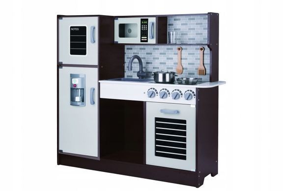 Современная детская деревянная кухня с аксессуарами Tooky Toy Gourmet Kitchen Large TK395