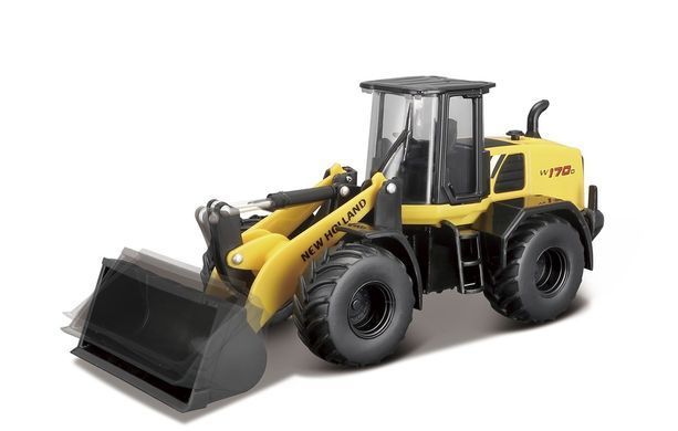 Металева автомодель Екскаватор New Holland W170D (1:50) Construction Bburago 18-32083