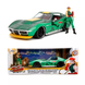 Металева машинка 1:24 Street Fighter 1969 Chevrolet Corvette Stingray ZL1 з фігуркою Cammy Jada Toys 253255061