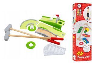 Дитячий дерев'яний набір іграшок для міні-гольфу Crazy Golf  Bigjigs Toys BJ411