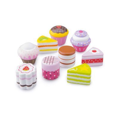 Деревянный игровой набор Коробка с пирожными New Classic Toys 10626