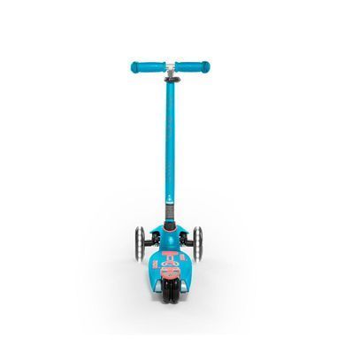 Детский трехколесный самокат (до 50 кг) Maxi Micro Deluxe LED Aqua MMD078 аква