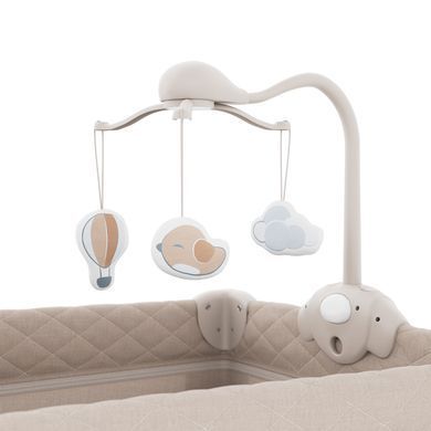 Детская кроватка-манеж с пеленатором Kinderkraft Leody Up Beige KCLEODUPBEG00AC