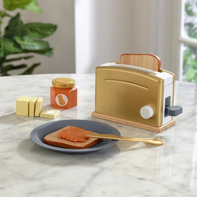 Детский тостер Modern Metallics Toaster Set KidKraft 53536