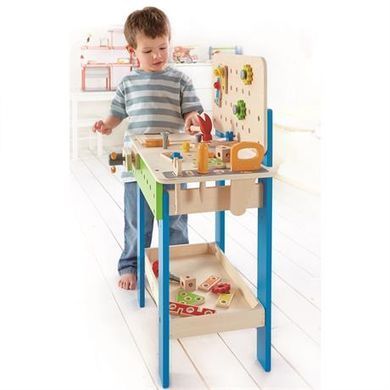 Игровой набор Станок с инструментами Master Wood Workbench Hape E3000