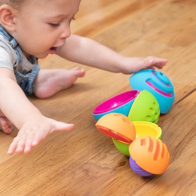 Сенсорна іграшка-сортер Омбі Сфери Fat Brain Toys Oombee Ball F230ML