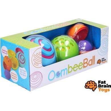 Сенсорна іграшка-сортер Омбі Сфери Fat Brain Toys Oombee Ball F230ML
