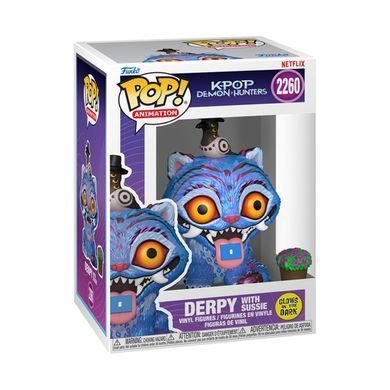 Вінілова фігурка Тигр із Сорокою та квітка (GW) (#2260) KPop Demon Hunters Derpy with Sussie Funko Pop! 94693