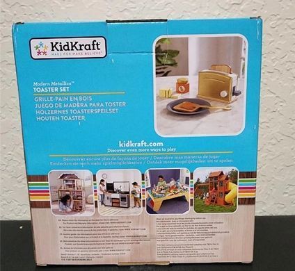 Детский тостер Modern Metallics Toaster Set KidKraft 53536