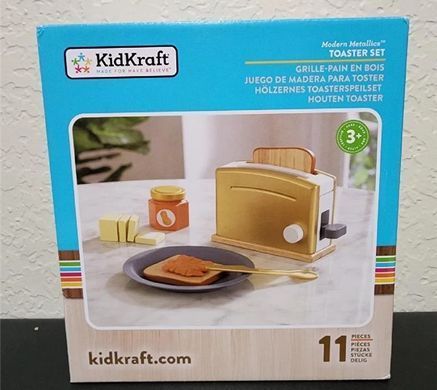 Детский тостер Modern Metallics Toaster Set KidKraft 53536