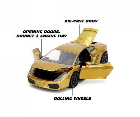 Металева машинка Lamborghini Gallardo 1:24 Fast & Furious 10 Jada Toys 253203089